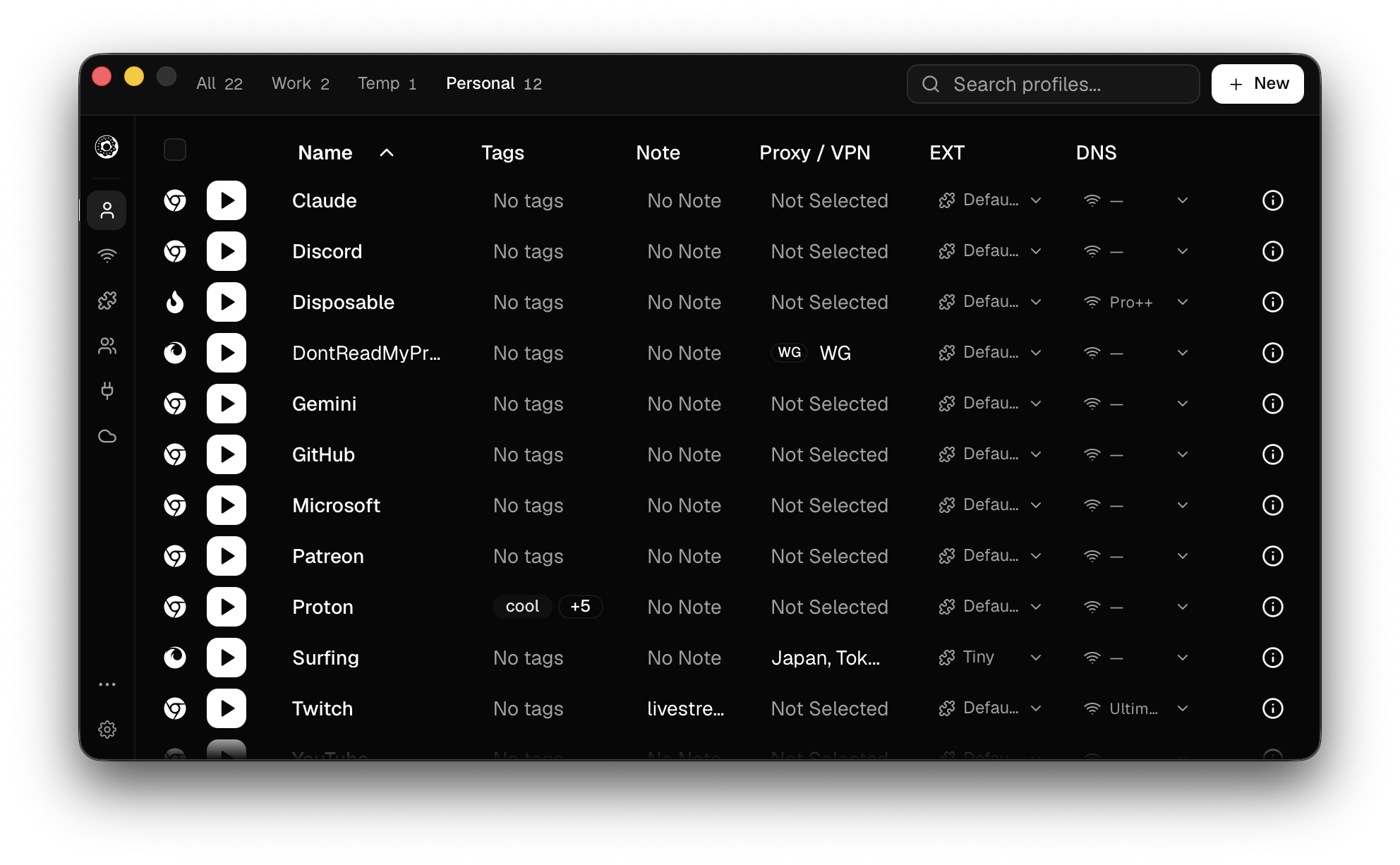 Donut Browser Preview