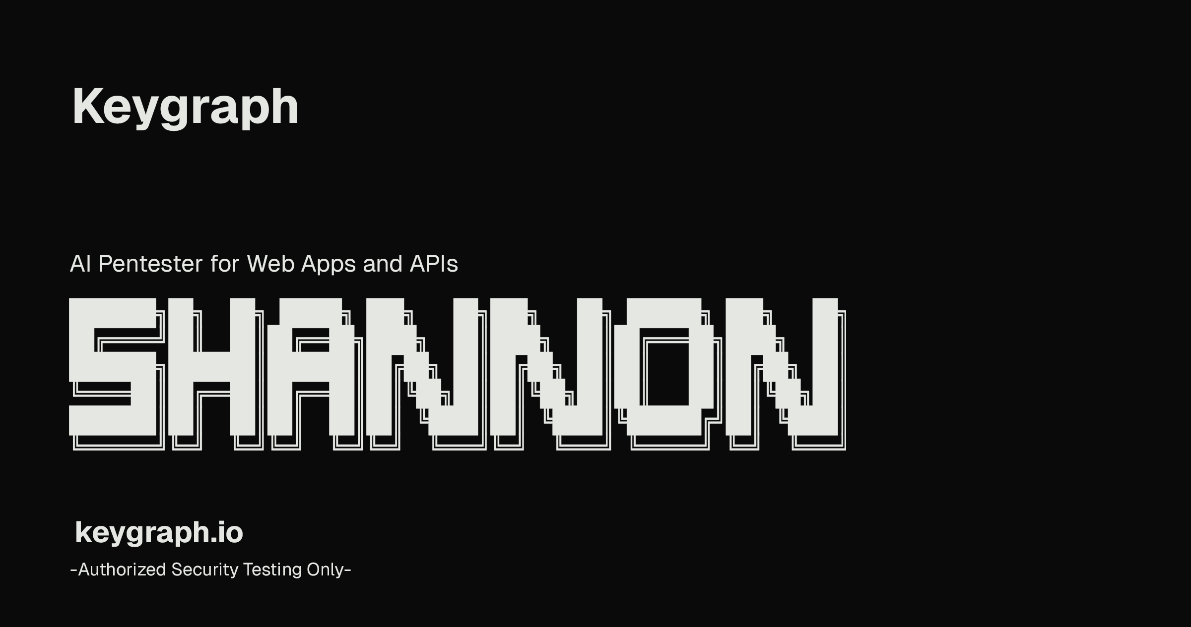 Shannon - AI Pentester for Web Applications and APIs
